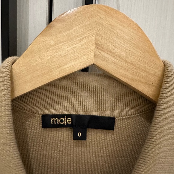 Maje Sweater/Jacket  Size0. Camel Colour - Picture 6 of 6
